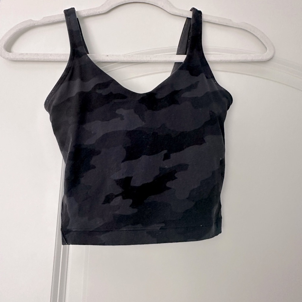 Lululemon Align Black Camouflage Women's Top. Smoke free, pet free home